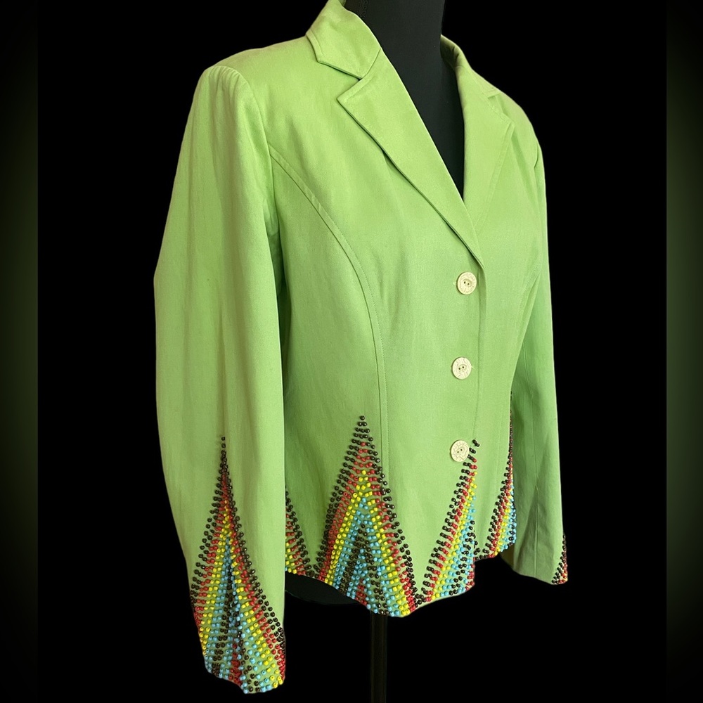Beaded Western Style Jacket